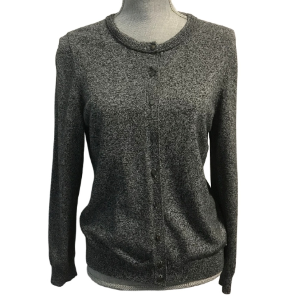 Calvin Klein Large Gray Cardigan Sweater